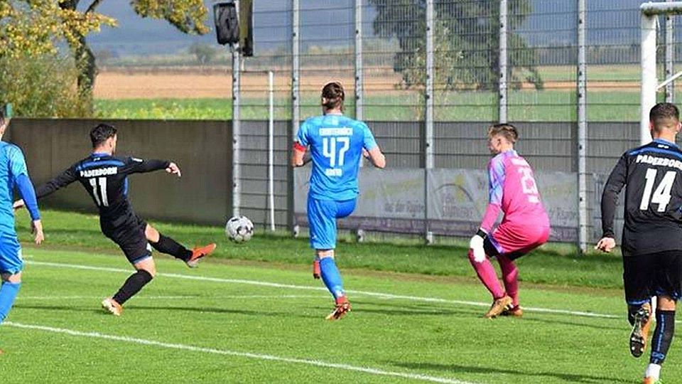 Vorne soll es wieder klingeln: Chancen, wie diese von Ioannis Tsingos, möchte die U21 des SC Paderborn 07 am Sonntag gegen RW Ahlen wieder nutzen. 
