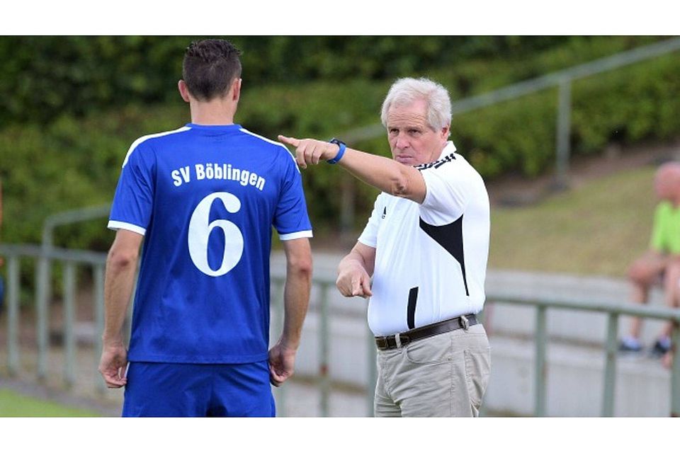 Bernd Hoffmann: Ob er noch lange bei der SV Böblingen die Richtung vorgibt? Foto (Archiv): Eibner