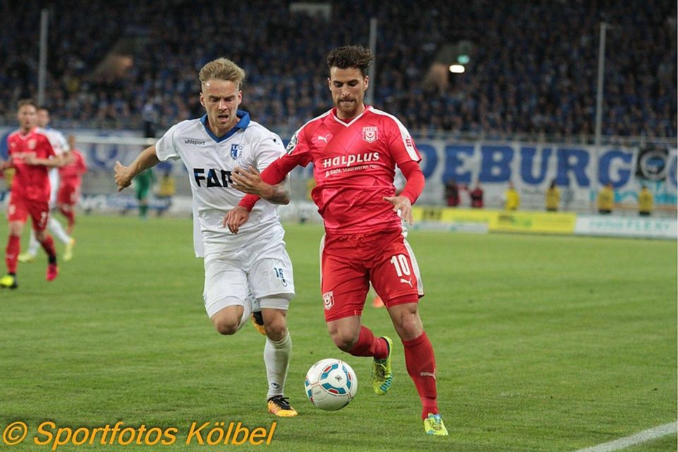 Das Pokalfinale gegen Magdeburg war Aydemirs letztes Spiel im HFC-Trikot. Foto: Kölbel