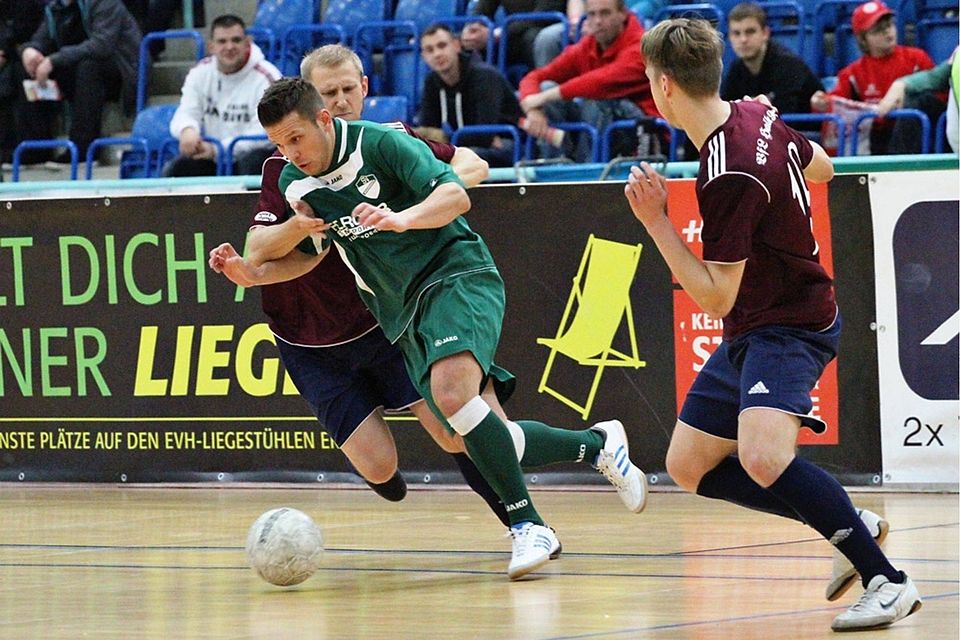 Braunsbedra (grün) spielte beim Halplus-Cup ein hervorragendes Turnier. Foto: Rinke