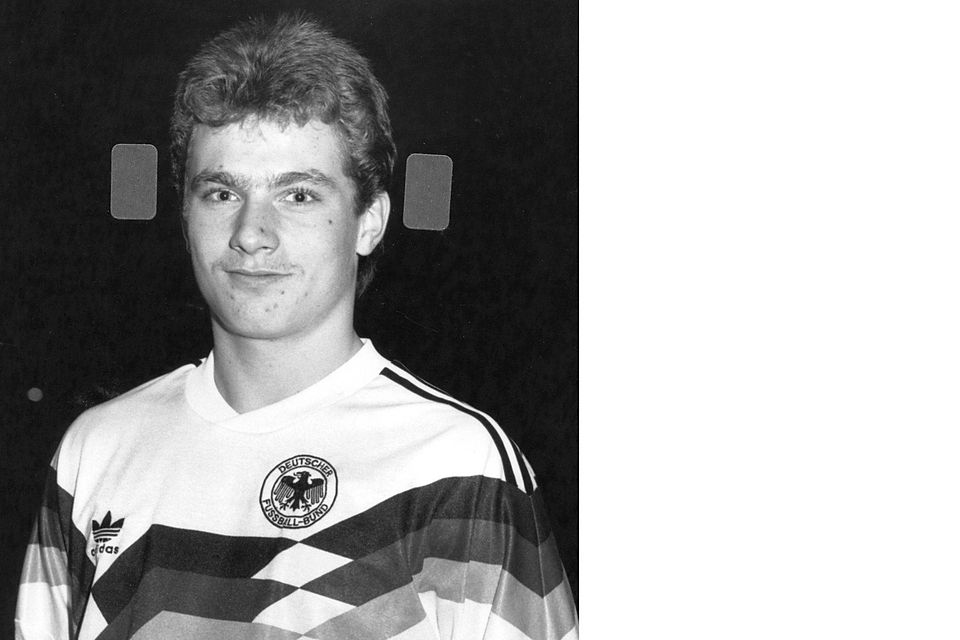 Michael Bochtler im Trikot der Jugendnationalmannschaft im Jahr 1993.