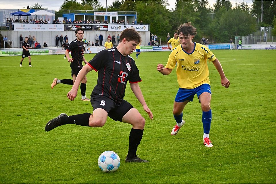 Lukas Bettrich erzielte sein erstes Tor im Dress des TSV Landsberg.
