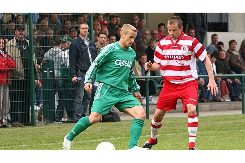 Andreas Mieth (in grün) wechselt als Spieler nach Gräfenhainichen.