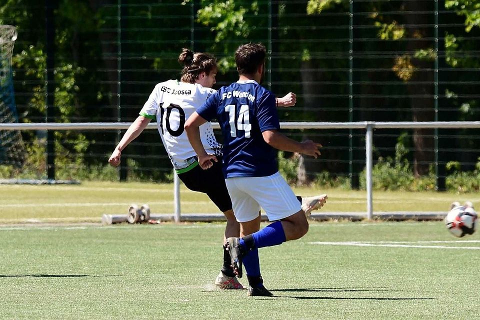 Tjark Aleksender Freiberg traf auch gegen FC Wenden II
