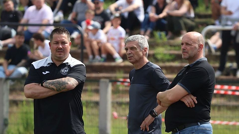 Rico Prominski, Karsten Heine und Jan Meissner von Eintracht Mahlsdorf