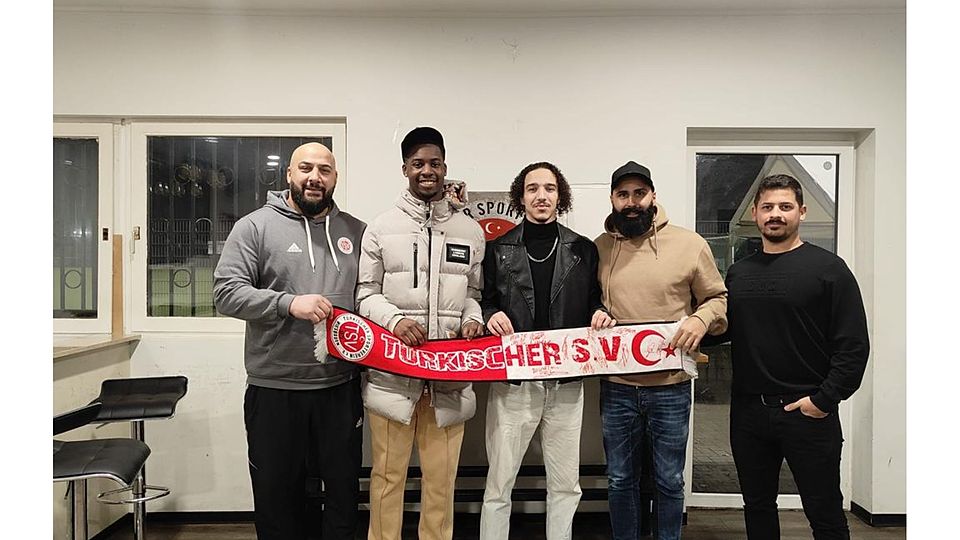 Neu beim Türkischen SV: Julian Ayaoui Atanlay und Hicham Ouchan.