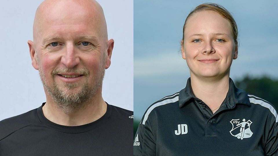 Trainer Olaf Felkner und Spielertrainerin Jessica Dötze haben in dieser Saison das Ruder in der Hand.