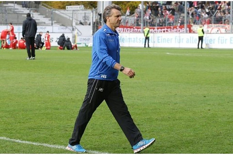 Auf dem Weg zu Preußen Münster: Ex-Kickers-Trainer Horst Steffen Pressefoto Baumann