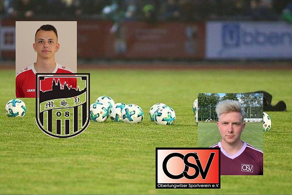 Es tut sich was auf dem Transfermarkt: Max Mißbach (links oben, Bild: Daniel Siebenlist) verstärkt künftig den Meißner SV 08 und Felix Nierobisch (Bild: Kai Wüstner) wechselt vom Oelsnitzer FC nach Oberlungwitz.