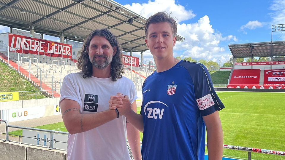 Sebastian Jung (rechts) komplettiert das Torhüter-Teams des FSV Zwickau.