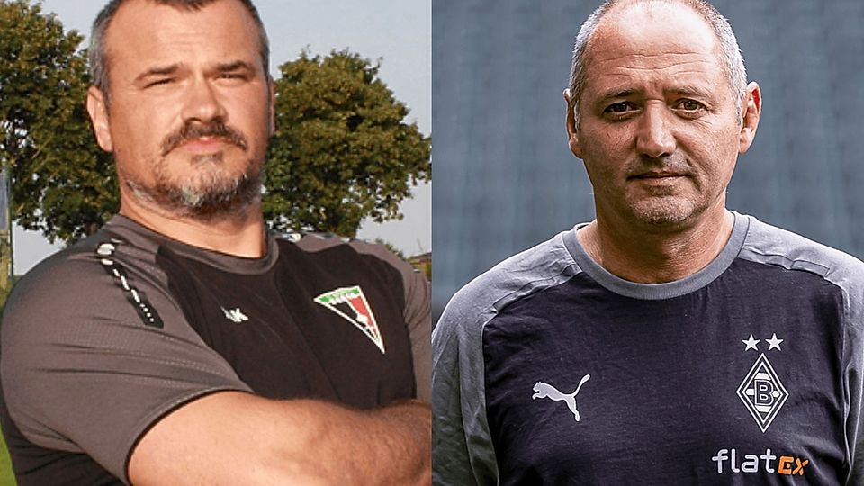 Goran Kovacevic (l.) und Oliver Neuville trainieren die U15 des FC Wegberg-Beeck.