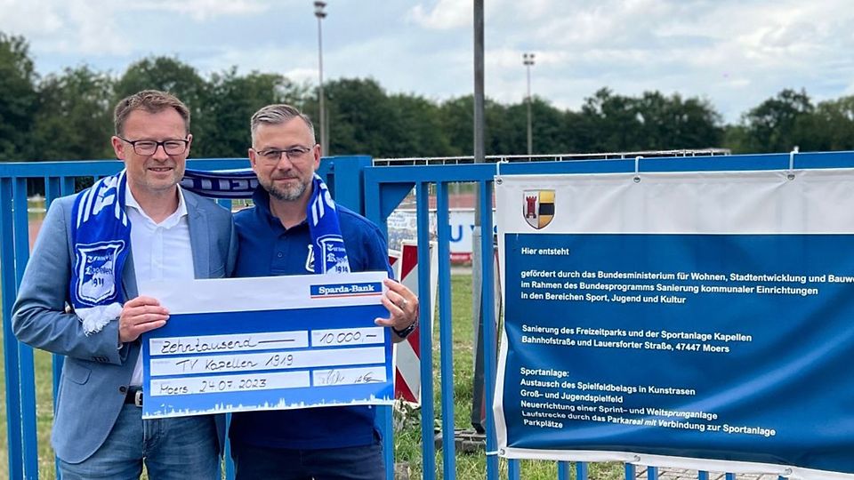 Neuer Sponsor für die Fußballabteilung des TV Kapellen 1919 FuPa