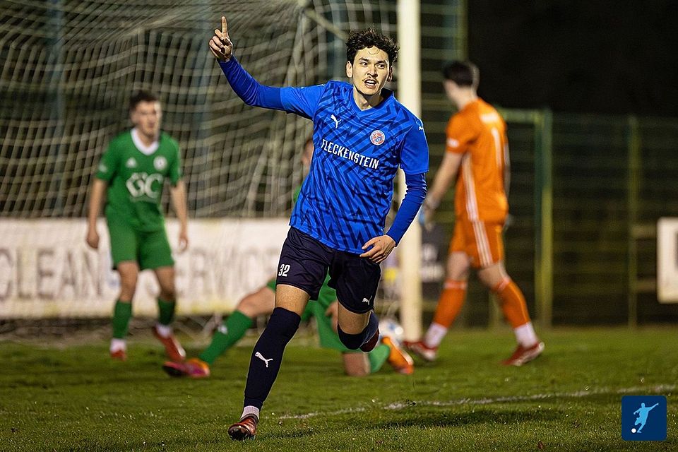 Luqman Krugmeier von der SV Ahlerstedt/Ottendorf erzielte im Derby gegen den TuS Harsefeld die entscheidenden Treffer