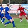 Fußball; Saison 2026/27; Kreisliga; Noah Pöppel vom TSV Peiting (am Ball) im Heimspiel gegen den TSV Türkenfeld am 19. August 2026