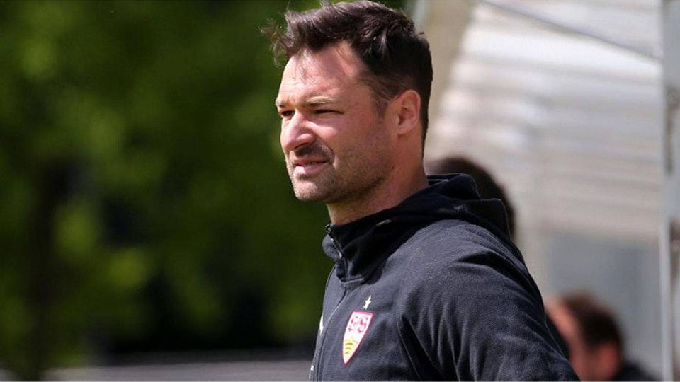 Daniel Teufel und die U19 des VfB stehen vor dem Halbfinal-Hinspiel um die deutsche Meisterschaft. Foto: Pressefoto Baumann