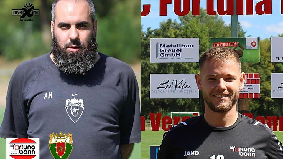 Areen Mansour (l.) ist der Meinung, dass Erik Weikum im Spiel gegen den MSV Bonn gesperrt war.