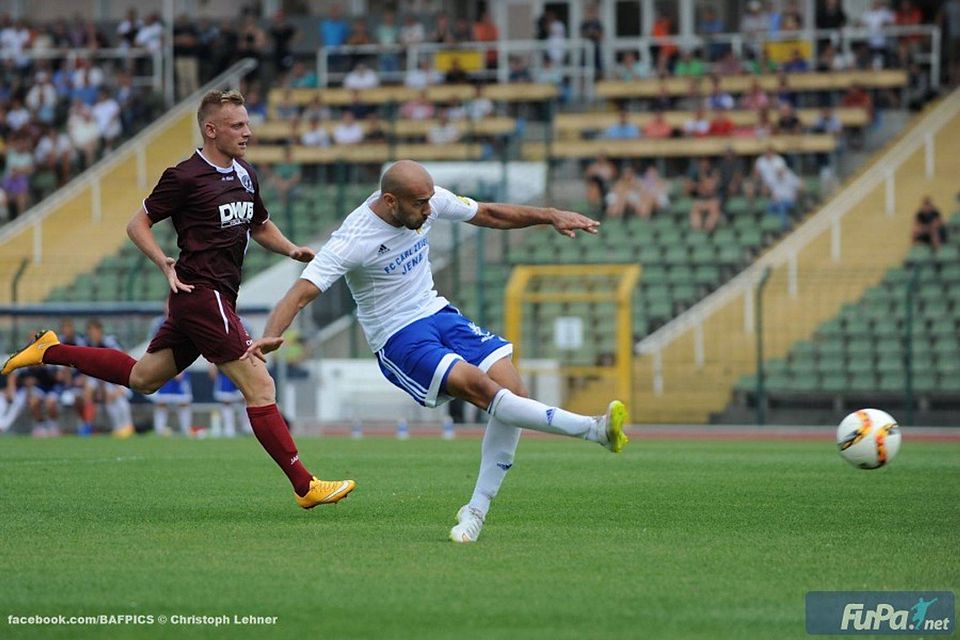 Velimir Jovanovic erzielte für den FC Carl Zeiss Jena in dieser Saison 5 Treffer in 18 Spielen. Foto: Lehner