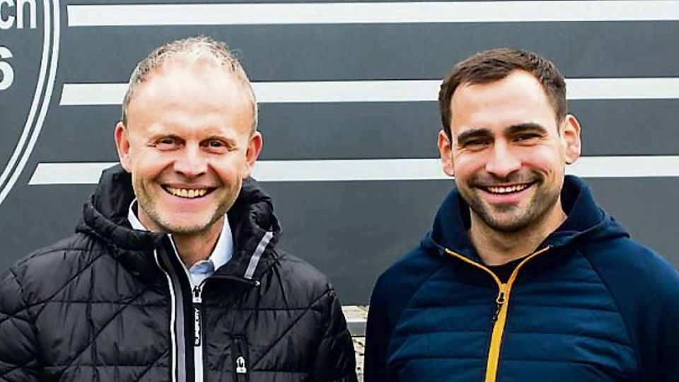 Roman Tomczyk (links) und Sandro Riebel übernehmen zur neuen Runde beim TSV Aschbach.