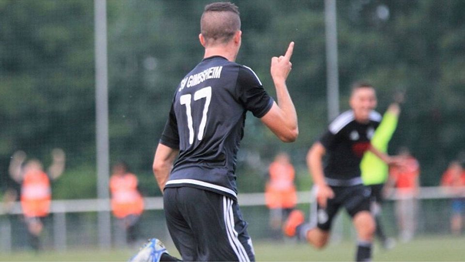 Adriano Fragomeli, der Gimbsheimer Relegationsheld, hat seinen Beitrag zu einem erfolgreichen Pokalspiel der zweiten SV-Mannschaft geleistet. F: Wolff