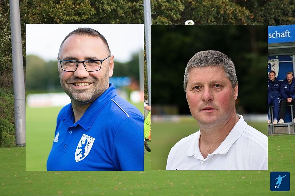 Markus Lepper (links) und Torsten Strieder berichten über den aktuellen Stand in der Trainerplanung.