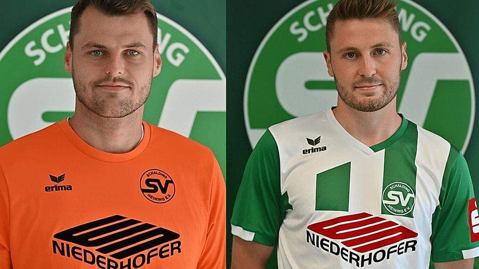 Mit Daniel Schedlbauer (li.) und Andreas Drexler wechseln zwei namhafte Spieler zum FC Künzing 