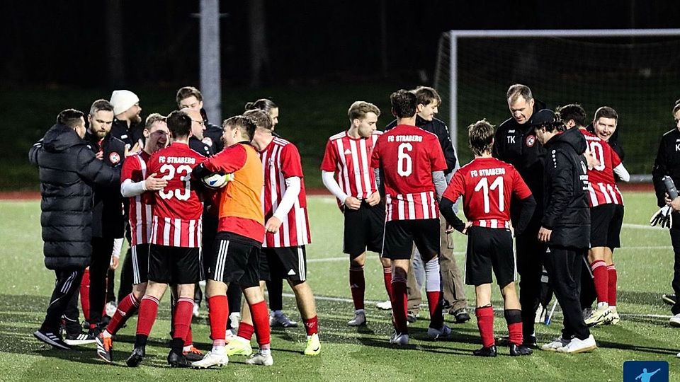 Verdienter Jubel beim FC Straberg. 