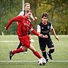 Der Tabellenzweite der Kreisliga A RTK SSV Hattenheim um Kapitän Christoph Merten (in rot) empfängt am Sonntag den Tabellenführer TV Idstein.