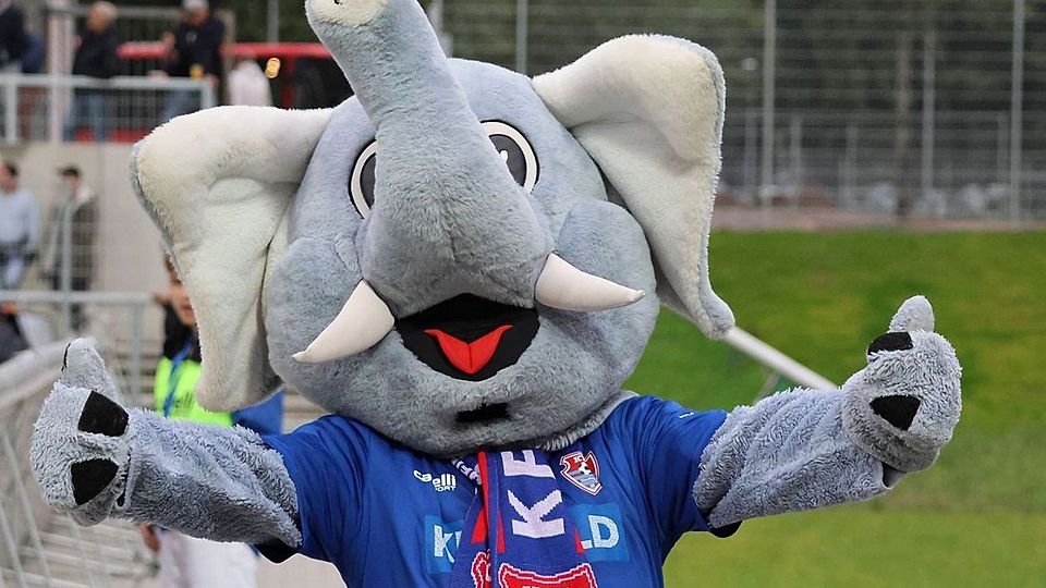 Der Grotifant war eine der Attaktionen beim FC Aldekerk.