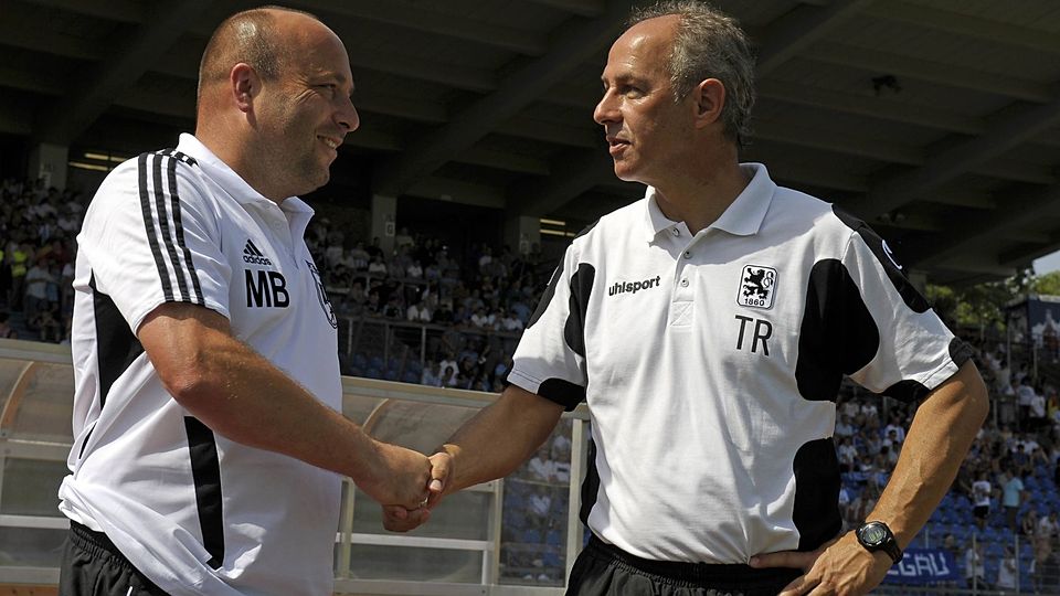 Marco Bäumer (l.) in seinem DFB-Pokal-Spiel gegen 1860