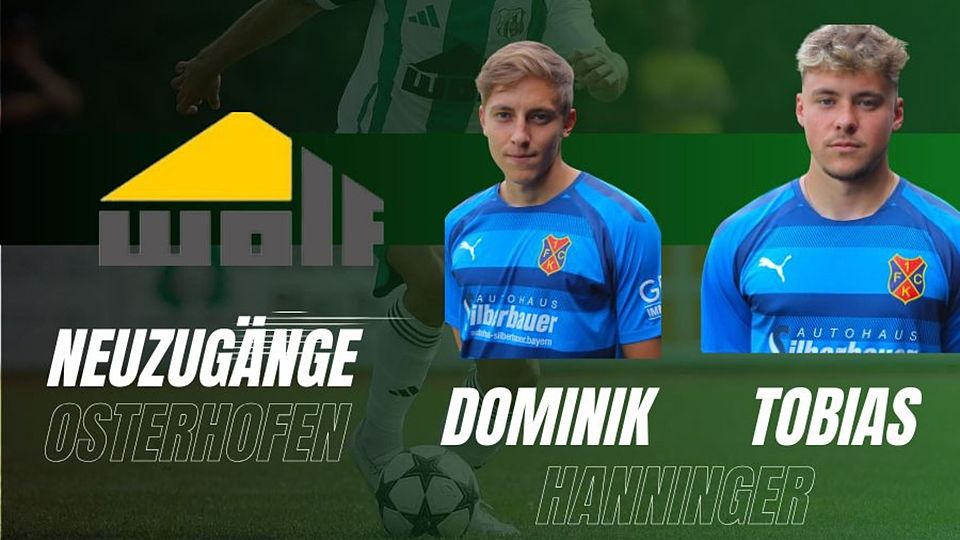 Dominik und Tobias Hanninger schließen sich der SpVgg Osterhofen an 