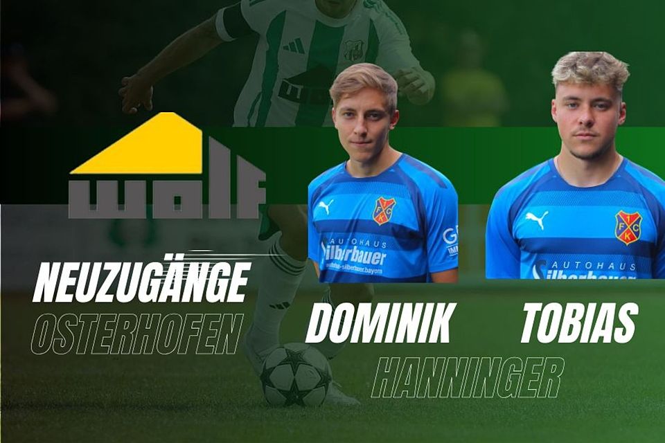 Dominik und Tobias Hanninger schließen sich der SpVgg Osterhofen an 