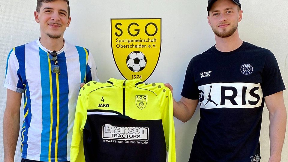 Florent Veseli (links), Steven Renner (oben) sowie Yahya Aslan (links) und Thomas Czornik (unten) wollen der SG Oberschelden in der nächsten Saison dabei helfen, ihre sportlichen Ziele zu erreichen.
