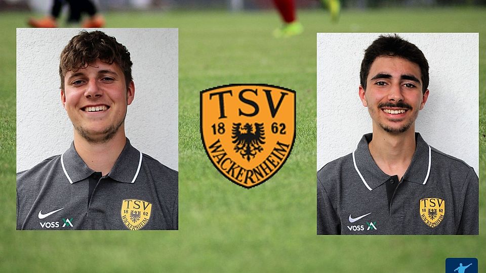 ZweiNeue für Wackernheim: Elias Renz und Rayhan El-Kilali. 