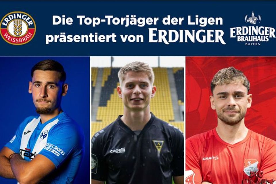 Anton Heinz (m.) führt die Torjägerliste vor Milos Cocic (l.) und Severo Sturm (r.) an. Anton Heinz (m.) führt die Torjägerliste vor Milos Cocic (l.) und Severo Sturm (r.) an.