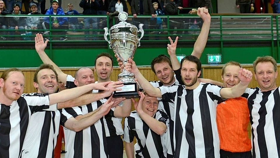 Titel verteidigt: Die Sportfreunde Lechtingen bleiben das beste Hallenteam. Foto: Pentermann