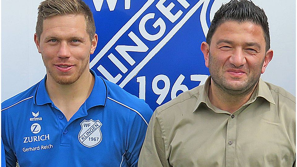 Trainer Özkan Karaman (rechts) und Co-Trainer André Kölz (links) bleiben dem WF Klingen auch in der nächsten Saison erhalten.  Foto: Christoph Knopp