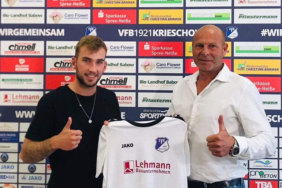 Tom Landmann wird auch in der kommenden Saison das Trikot des VfB Krieschow tragen.