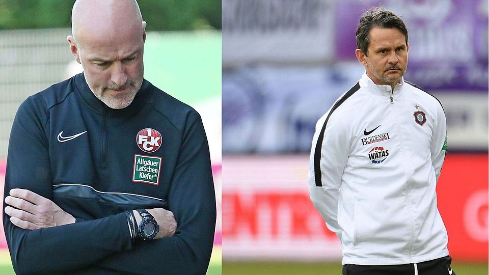 Marco Antwerpen (links) wird bei Kaiserslautern von Dirk Schuster (rechts) ersetzt.