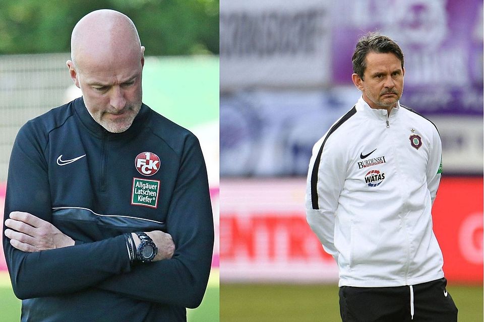 Marco Antwerpen (links) wird bei Kaiserslautern von Dirk Schuster (rechts) ersetzt.