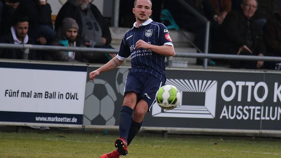 Am 10. März 2018 erzielte Marvin Büyüksakarya für den SC Wiedenbrück einen Doppelpack gegen den FC Wegberg-Beeck (Archivfoto).