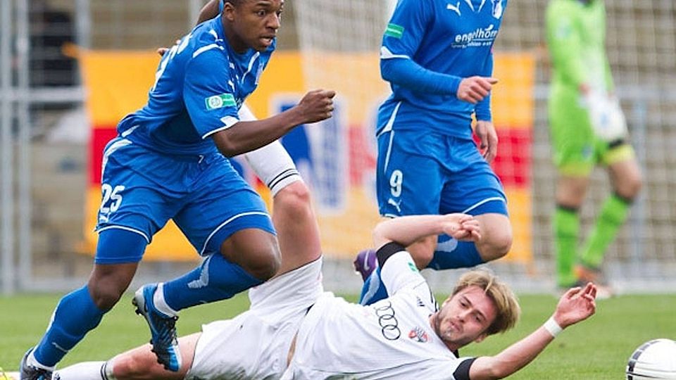 Florian Wenninger (re.) schließt sich dem FCE Bamberg an. F: FCE