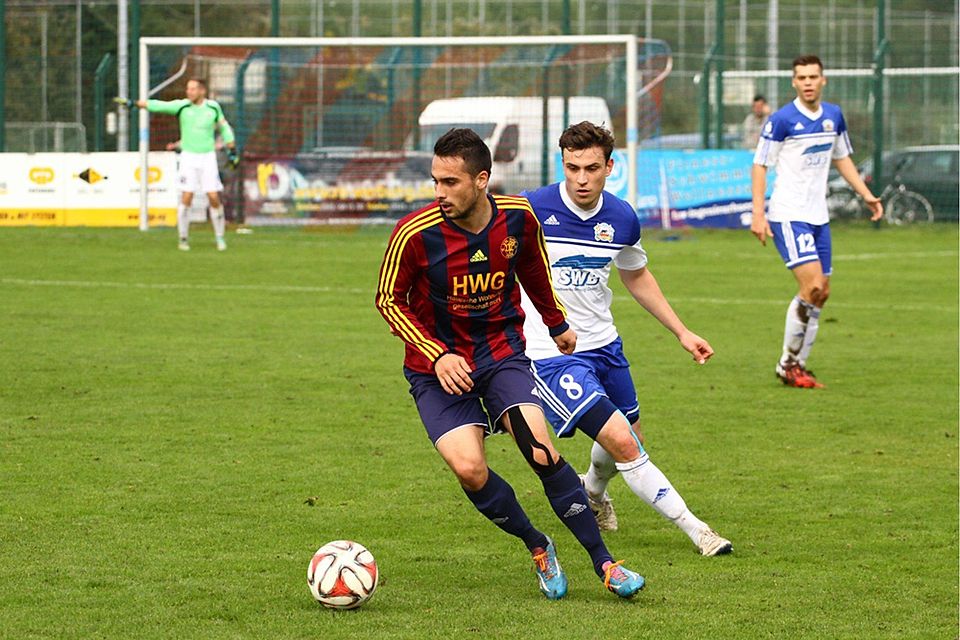 Jetzt für Merseburg am Ball: Nikola Odovic (in rot-blau) 2014 noch in Diensten des VfL   F: Rinke