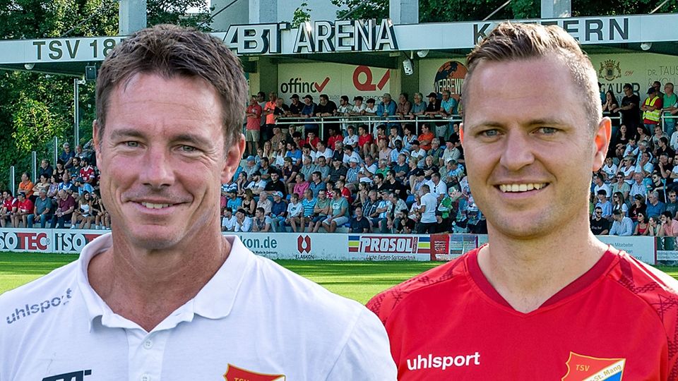 Frank Wiblishauser hört im Sommer als Trainer des TSV Kottern auf, Martin Dausch (rechts) wird sein Nachfolger.