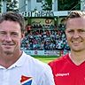 Frank Wiblishauser hört im Sommer als Trainer des TSV Kottern auf, Martin Dausch (rechts) wird sein Nachfolger.