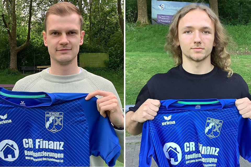 Stefan Siepmann (links) und Jayden Peters wechseln aus der Oberliga in die Westfalenliga.