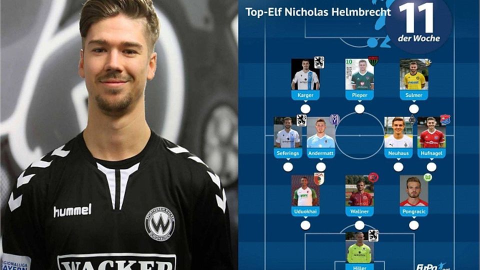 Die Top-Elf von Ex-Löwe Nicholas Helmbrecht, der aktuell für Wacker Burghausen aktiv ist.