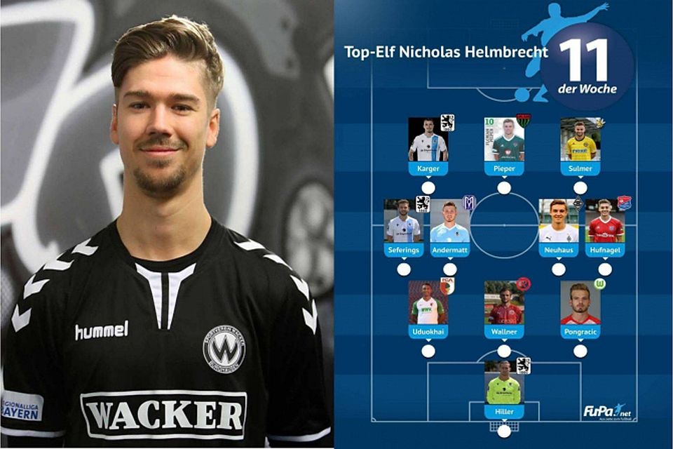 Die Top-Elf von Ex-Löwe Nicholas Helmbrecht, der aktuell für Wacker Burghausen aktiv ist.