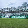 Im Heimspiel gegen den FSV Zwickau präsentierten die Chemiker eine Choreo zu Ehren der Vereinslegende.