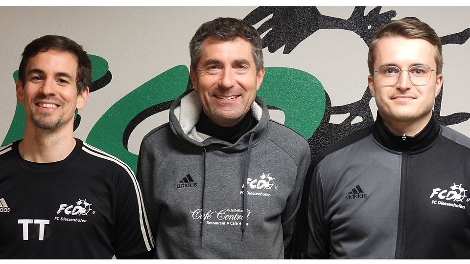 Das neue Trainergespann (v.l.n.r.): Goalitrainer Roland Brühwiler, der künftige Haupttrainer Urs Weilenmann und sein Assistent Lukas Züst. 