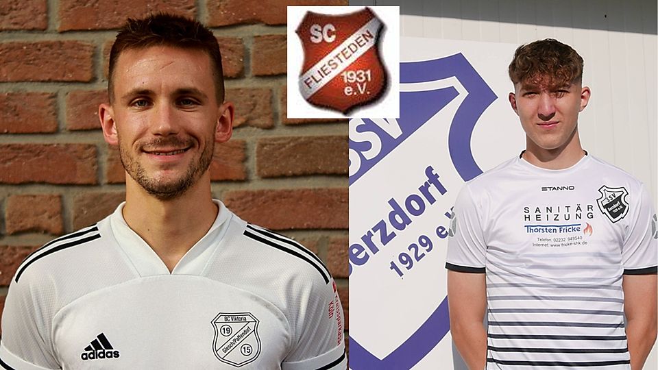 Marcus Weber und Fabio Dopierala spielen ab der kommenden Saison für den SC Fliesteden.